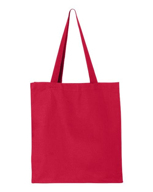 Q-Tees 4323 OSFA / Red Q-Tees Q125300-14L Shopping Bag