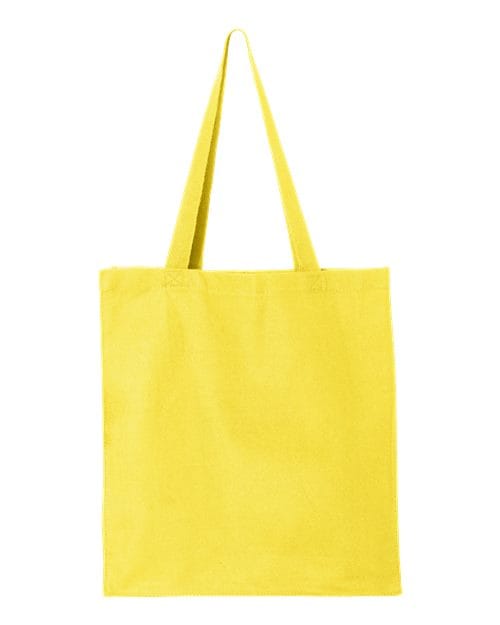 Q-Tees 4323 OSFA / Yellow Q-Tees Q125300-14L Shopping Bag