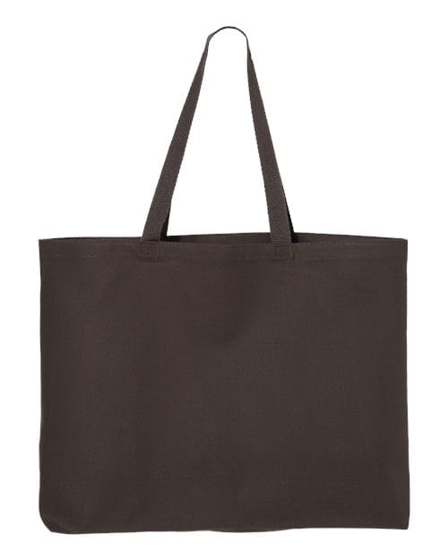 Q-Tees 4324 OSFA / Charcoal Q-Tees Q600-25L Jumbo Tote