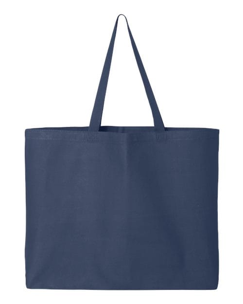 Q-Tees 4324 OSFA / Navy Q-Tees Q600-25L Jumbo Tote