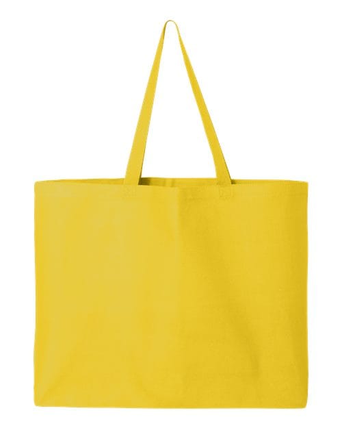 Q-Tees 4324 OSFA / Yellow Q-Tees Q600-25L Jumbo Tote