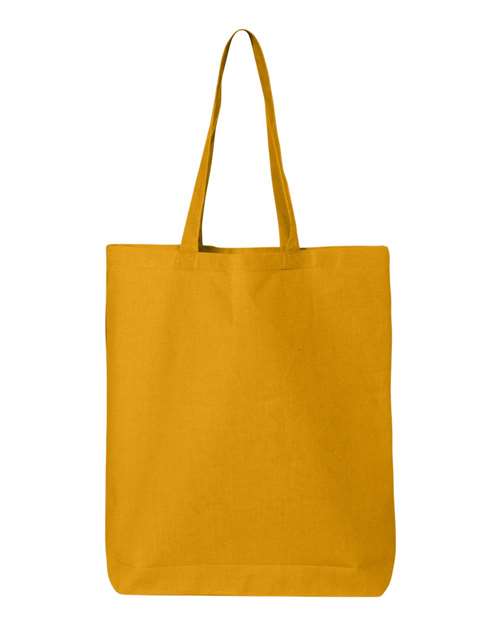 Q-Tees 4325 OSFA / Gold Q-Tees QTBG-12L Economical Tote