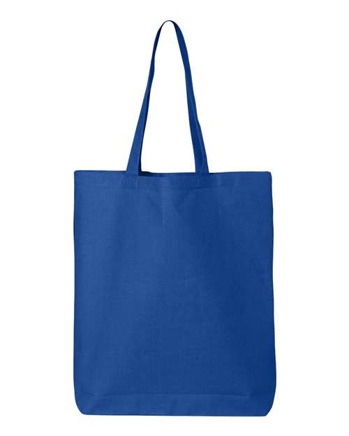 Q-Tees 4325 OSFA / Royal Q-Tees QTBG-12L Economical Tote