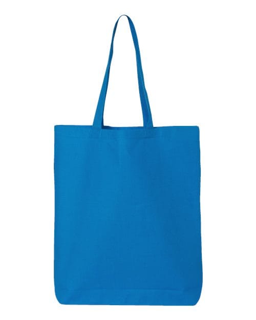 Q-Tees 4325 OSFA / Sapphire Q-Tees QTBG-12L Economical Tote