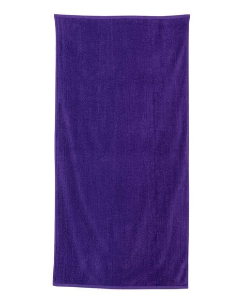 Q-Tees 8148 Q-Tees QV3060-Velour Beach Towel