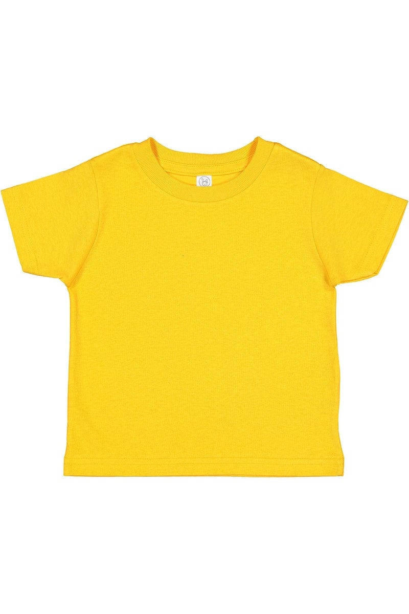 Rabbit Skins Infant/Toddler 2T / Gold Rabbit Skins RS3301: Toddler Cotton Jersey T-Shirt, Basic Colors