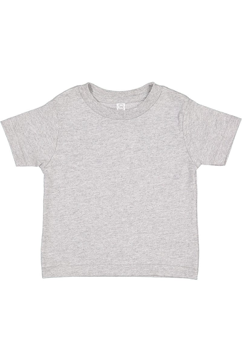 Rabbit Skins Infant/Toddler 2T / Heather Rabbit Skins RS3301: Toddler Cotton Jersey T-Shirt, Basic Colors