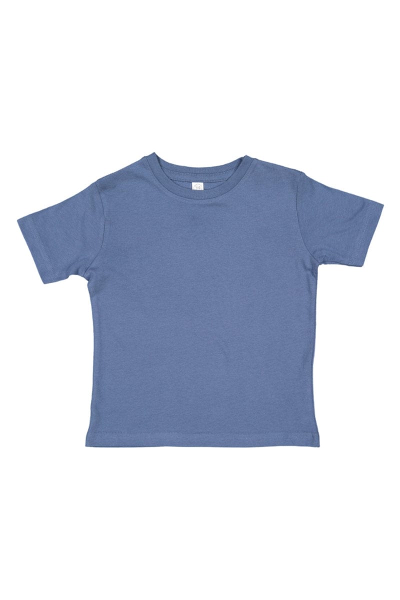 Rabbit Skins Infant/Toddler 2T / Indigo Rabbit Skins 3321: Toddler Fine Jersey T-Shirt