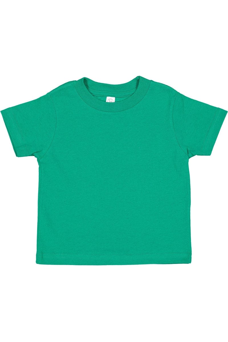 Rabbit Skins Infant/Toddler 2T / Kelly Rabbit Skins RS3301: Toddler Cotton Jersey T-Shirt, Basic Colors