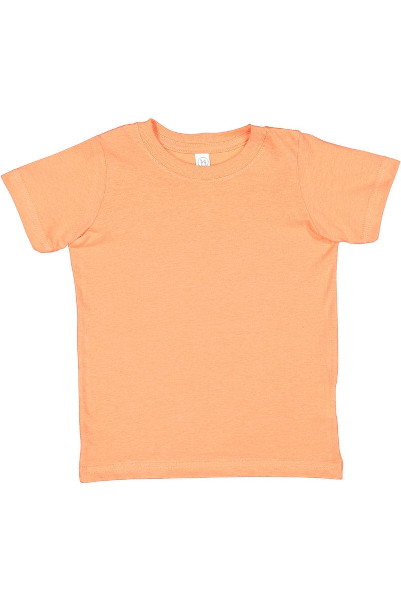 Rabbit Skins Infant/Toddler 2T / Papaya Rabbit Skins 3321: Toddler Fine Jersey T-Shirt