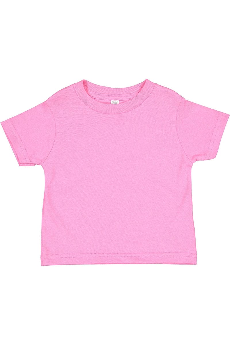 Rabbit Skins Infant/Toddler 2T / Raspberry Rabbit Skins RS3301: Toddler Cotton Jersey T-Shirt, Basic Colors