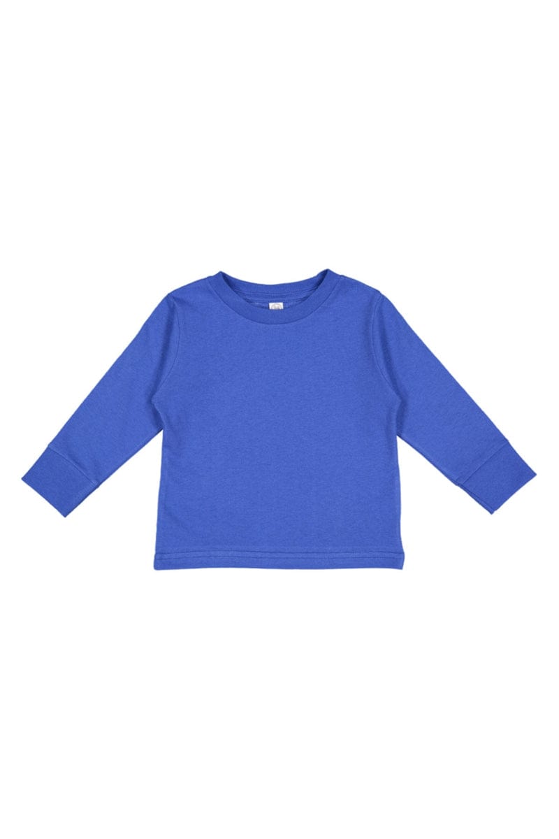 Rabbit Skins Infant/Toddler 2T / Royal Rabbit Skins 3311: Toddler Long-Sleeve Cotton Jersey T-Shirt