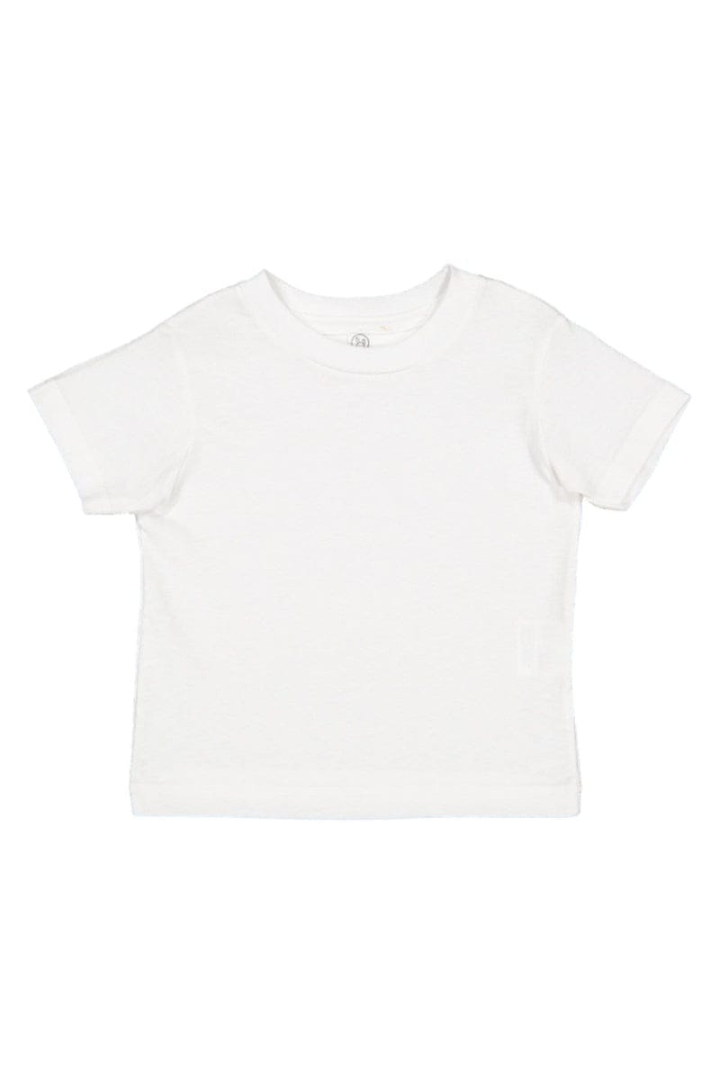 Rabbit Skins Infant/Toddler 2T / White Rabbit Skins 3321: Toddler Fine Jersey T-Shirt