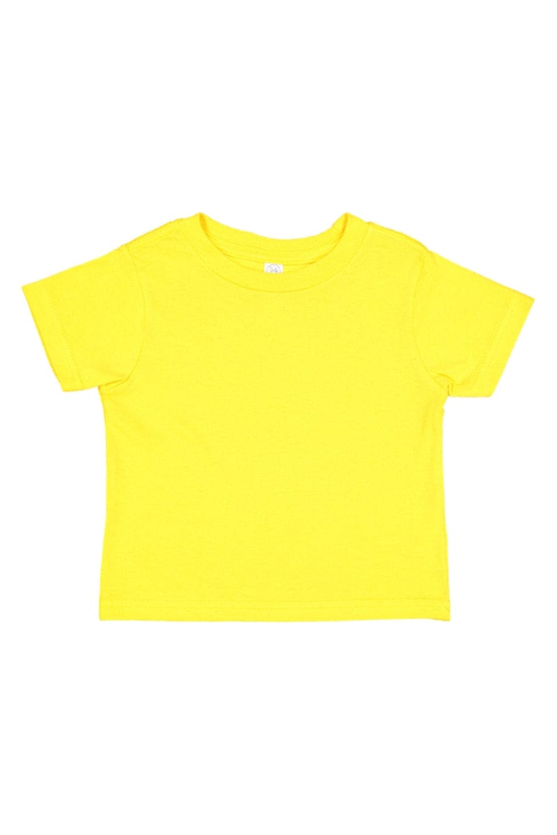 Rabbit Skins Infant/Toddler 2T / Yellow Rabbit Skins 3321: Toddler Fine Jersey T-Shirt