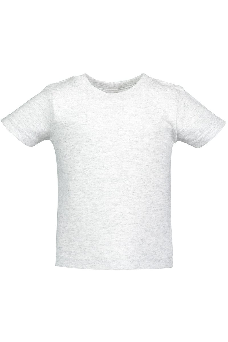 Rabbit Skins Infant/Toddler 6MOS / Ash Rabbit Skins 3401: Infant Cotton Jersey T-Shirt