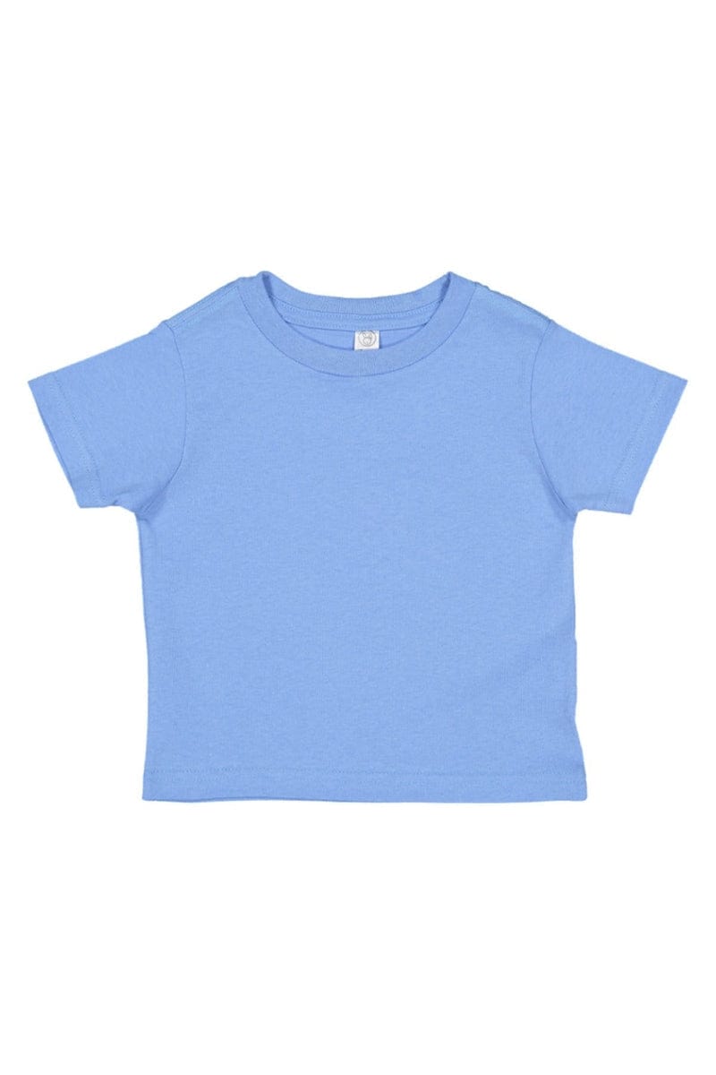 Rabbit Skins Infant/Toddler 6MOS / Carolina Blue Rabbit Skins 3322: Infant Fine Jersey T-Shirt, Basic Colors