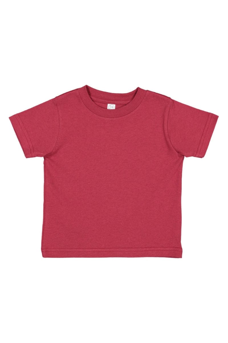 Rabbit Skins Infant/Toddler 6MOS / Garnet Rabbit Skins 3322: Infant Fine Jersey T-Shirt
