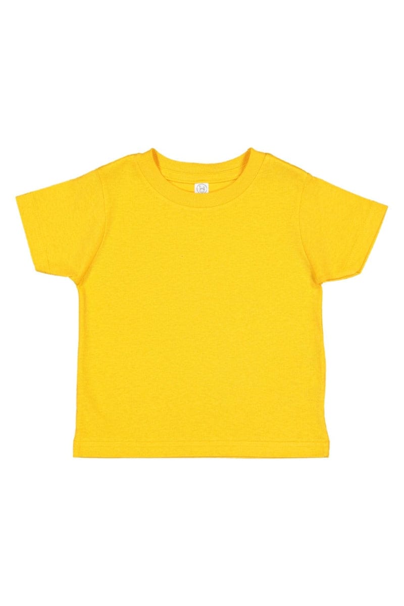 Rabbit Skins Infant/Toddler 6MOS / Gold Rabbit Skins 3322: Infant Fine Jersey T-Shirt