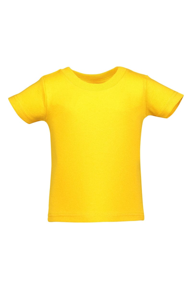 Rabbit Skins Infant/Toddler 6MOS / Gold Rabbit Skins 3401: Infant Cotton Jersey T-Shirt