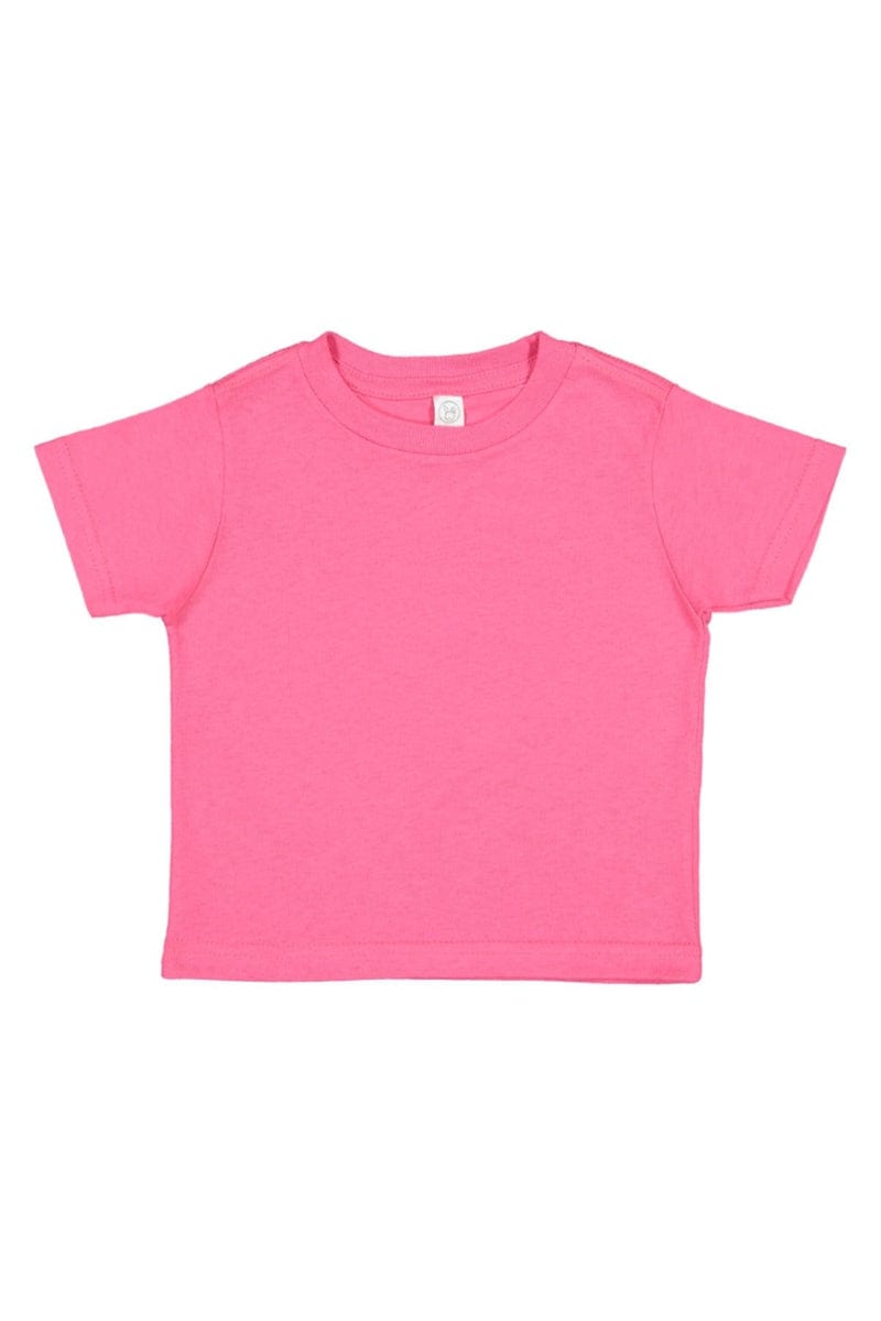 Rabbit Skins Infant/Toddler 6MOS / Hot Pink Rabbit Skins 3322: Infant Fine Jersey T-Shirt