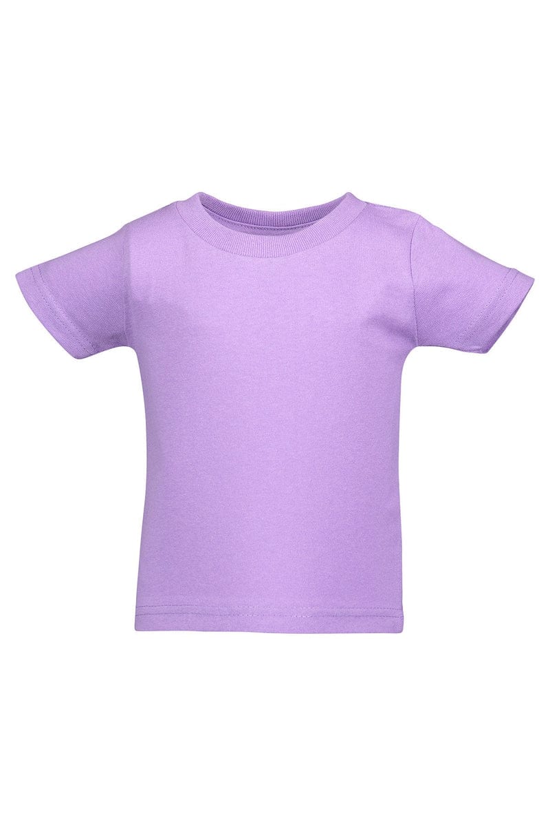 Rabbit Skins Infant/Toddler 6MOS / Lavender Rabbit Skins 3401: Infant Cotton Jersey T-Shirt, Basic Colors