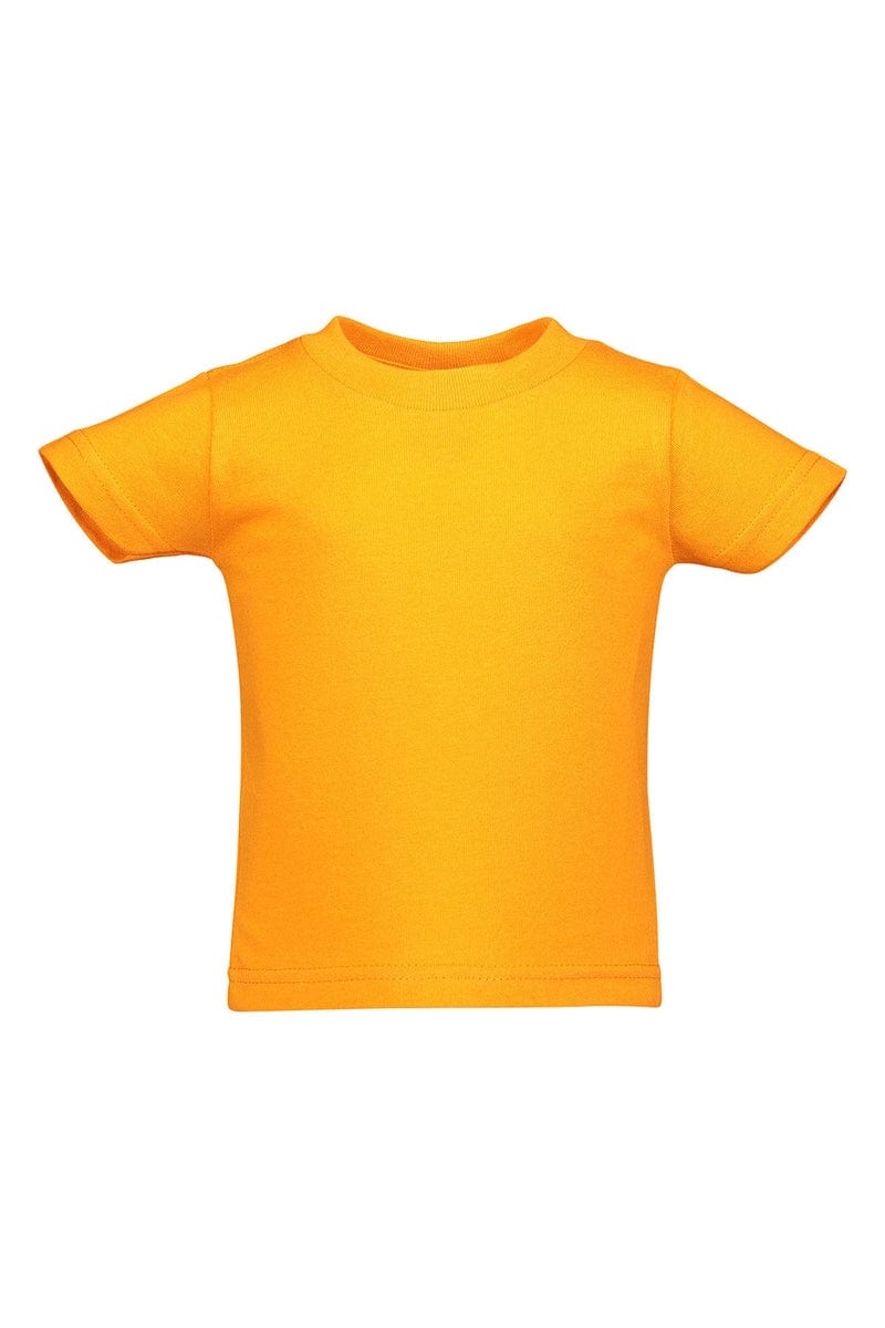 Rabbit Skins Infant/Toddler 6MOS / Mandarin Rabbit Skins 3401: Infant Cotton Jersey T-Shirt, Basic Colors