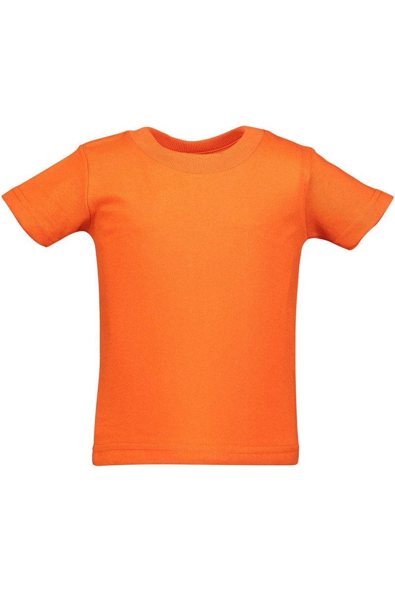 Rabbit Skins Infant/Toddler 6MOS / Orange Rabbit Skins 3401: Infant Cotton Jersey T-Shirt