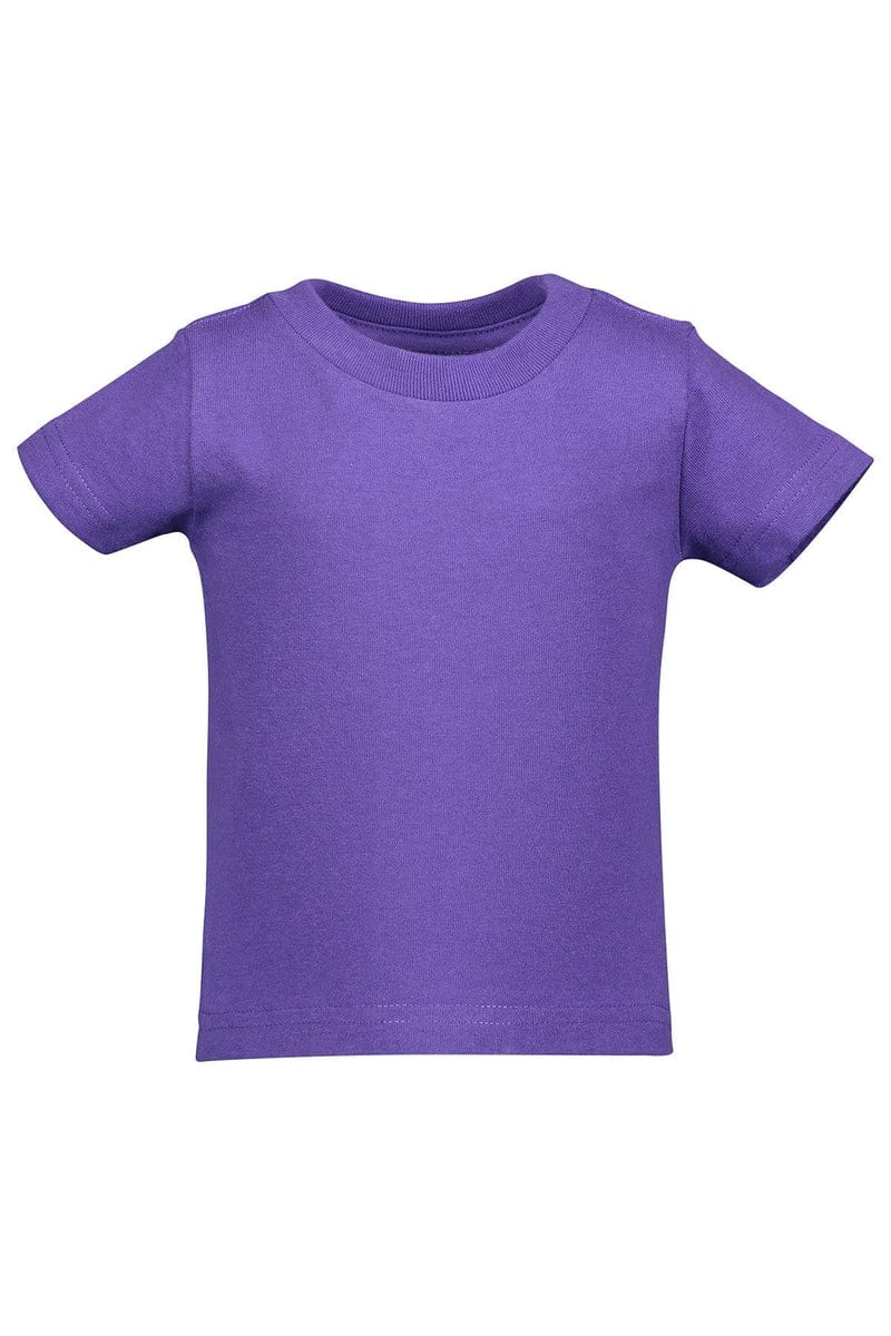 Rabbit Skins Infant/Toddler 6MOS / Purple Rabbit Skins 3401: Infant Cotton Jersey T-Shirt