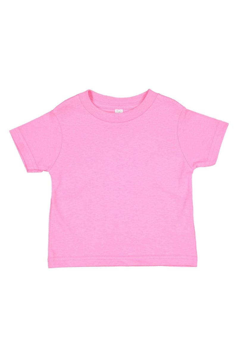 Rabbit Skins Infant/Toddler 6MOS / Raspberry Rabbit Skins 3322: Infant Fine Jersey T-Shirt, Basic Colors
