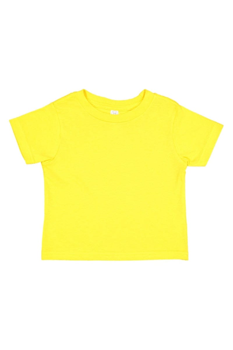 Rabbit Skins Infant/Toddler 6MOS / Yellow Rabbit Skins 3322: Infant Fine Jersey T-Shirt