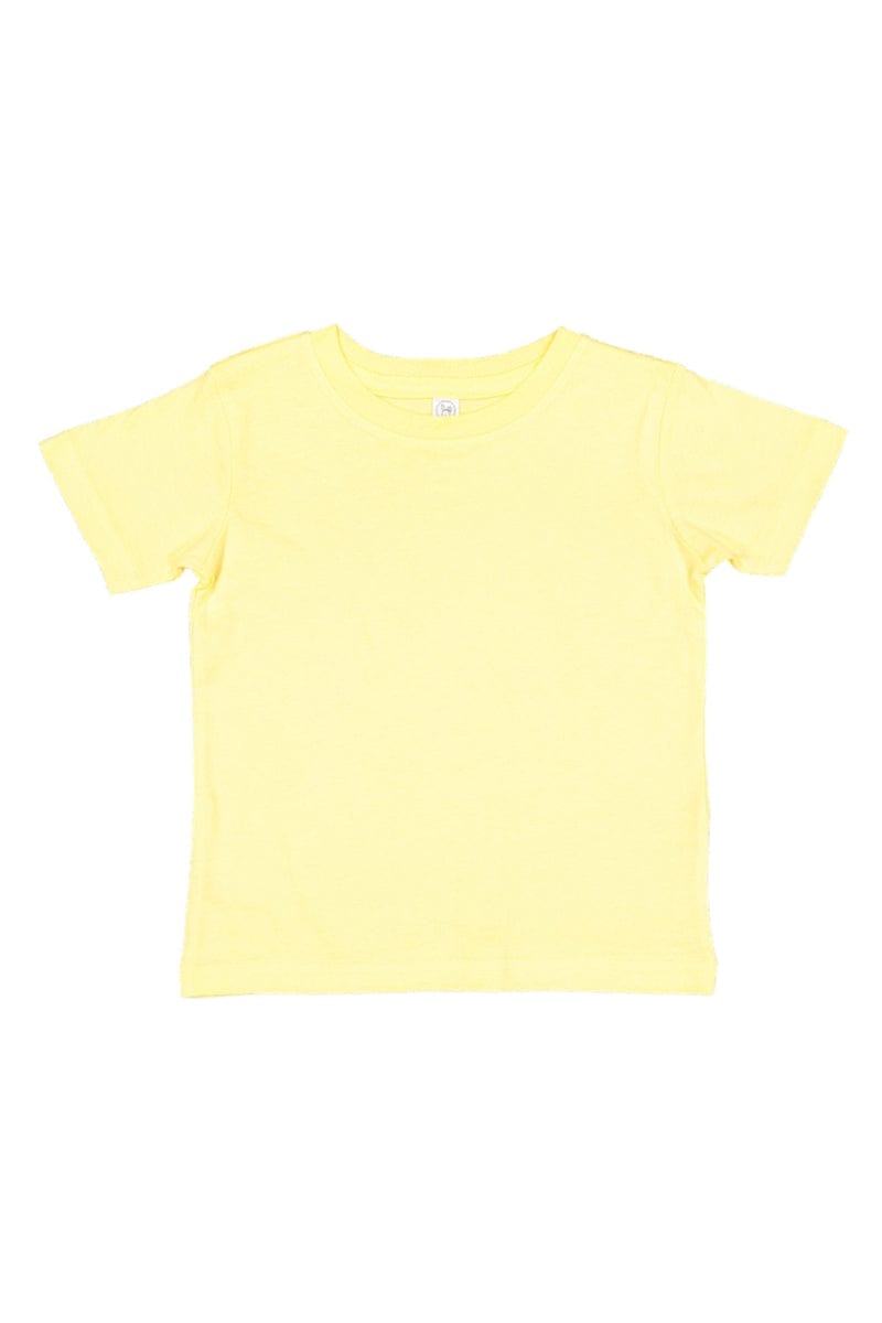 Rabbit Skins Infant/Toddler 7 / Butter Rabbit Skins 3321: Toddler Fine Jersey T-Shirt, Basic Colors
