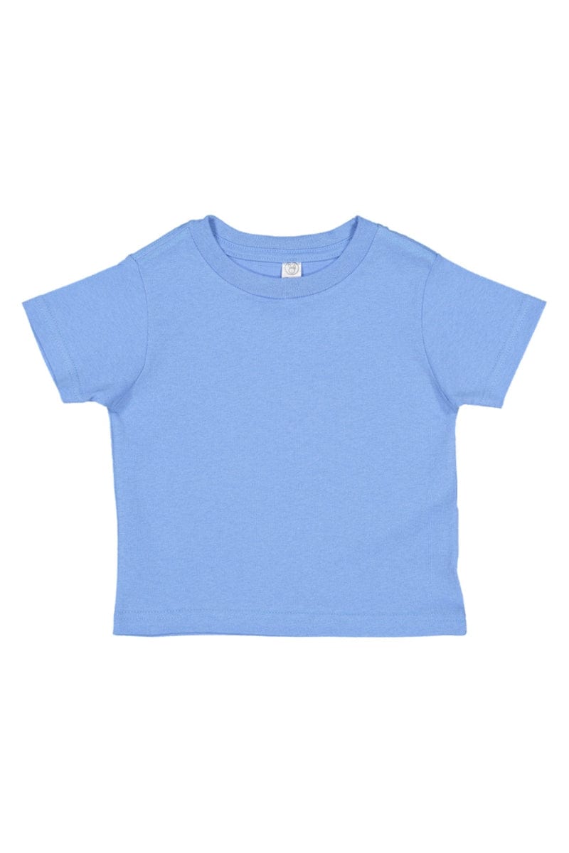 Rabbit Skins Infant/Toddler 7 / Carolina Blue Rabbit Skins 3321: Toddler Fine Jersey T-Shirt, Basic Colors