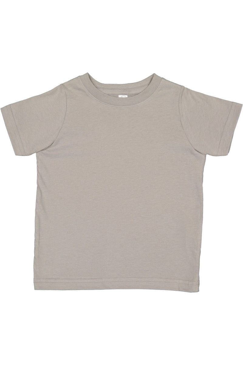 Rabbit Skins Infant/Toddler 7 / Titanium Rabbit Skins 3321: Toddler Fine Jersey T-Shirt, Basic Colors