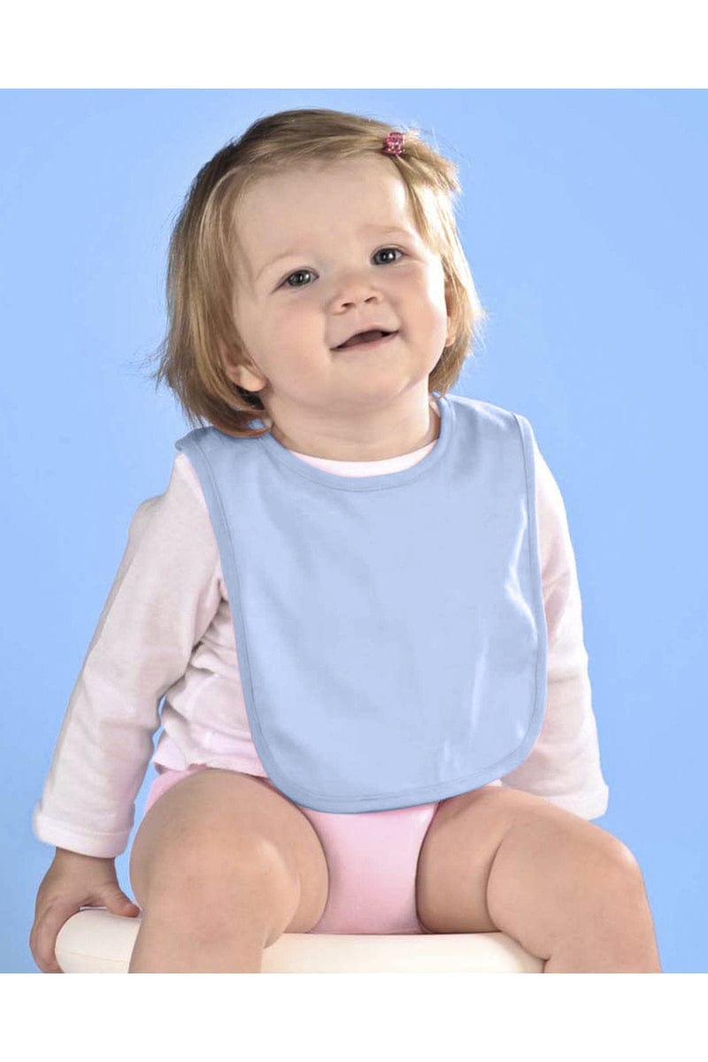 Rabbit Skins Infant/Toddler OS / Light Blue Rabbit Skins RS1005: Infant Premium Jersey Bib