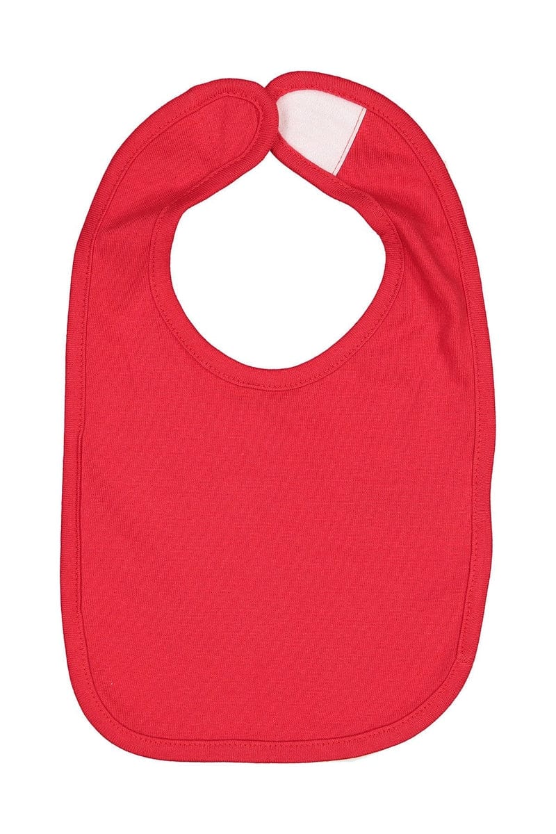 Rabbit Skins Infant/Toddler OS / Red Rabbit Skins RS1005: Infant Premium Jersey Bib