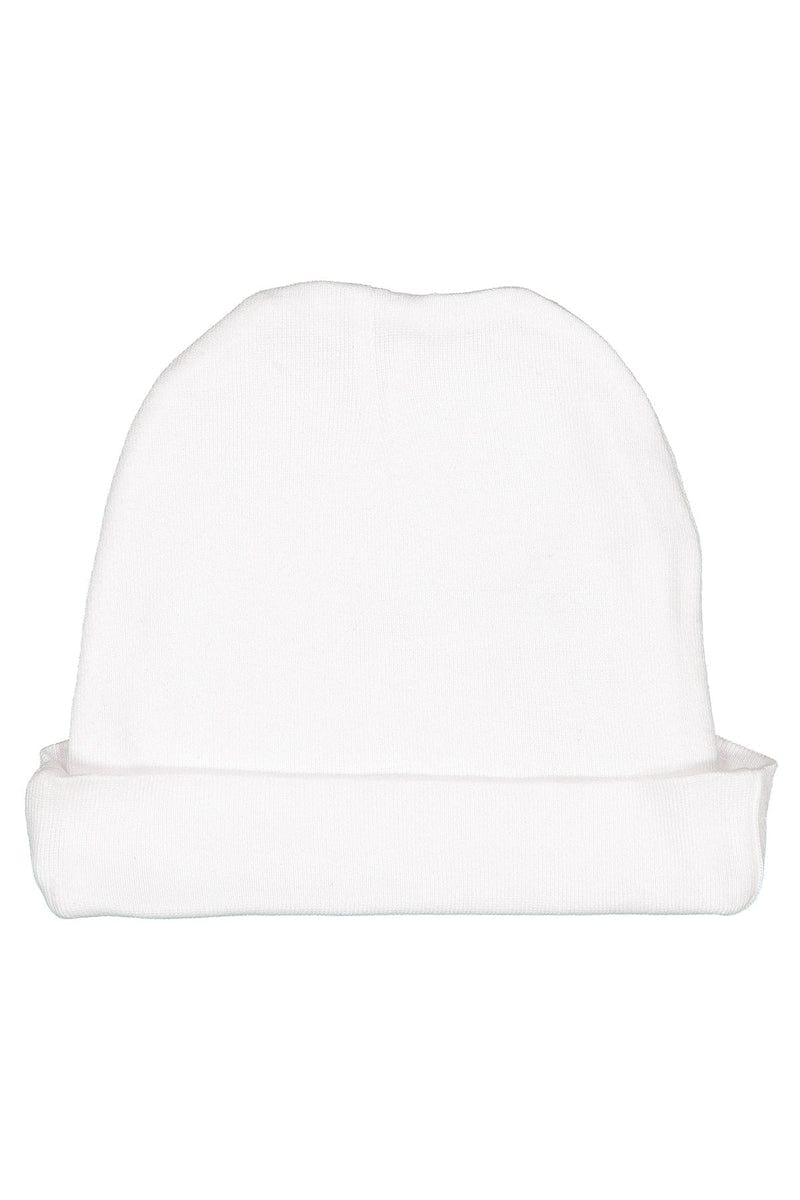 Rabbit Skins Infant/Toddler OS / White Rabbit Skins 4451: Infant Baby Rib Cap