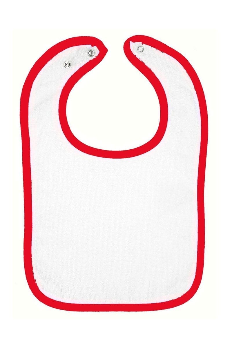Rabbit Skins Infant/Toddler Rabbit Skins 1003: Infant Contrast Trim Terry Bib