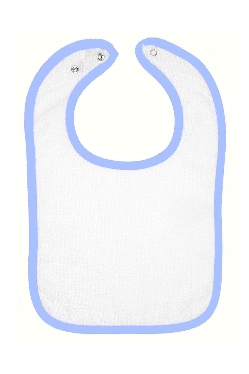 Rabbit Skins Infant/Toddler Rabbit Skins 1003: Infant Contrast Trim Terry Bib