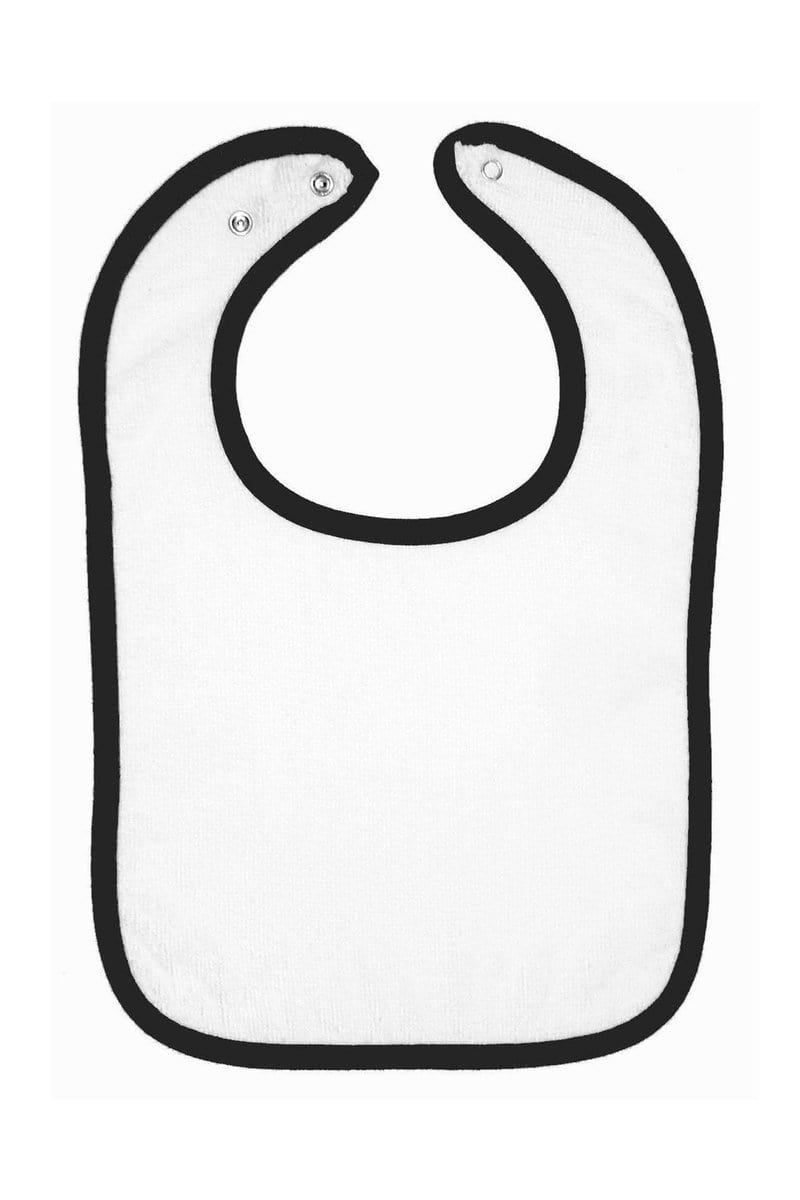 Rabbit Skins Infant/Toddler Rabbit Skins 1003: Infant Contrast Trim Terry Bib