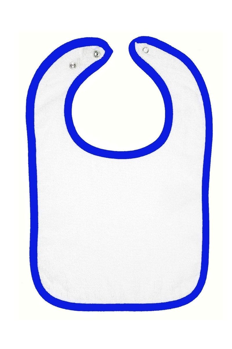 Rabbit Skins Infant/Toddler Rabbit Skins 1003: Infant Contrast Trim Terry Bib