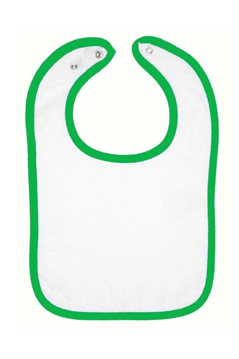 Rabbit Skins Infant/Toddler Rabbit Skins 1003: Infant Contrast Trim Terry Bib