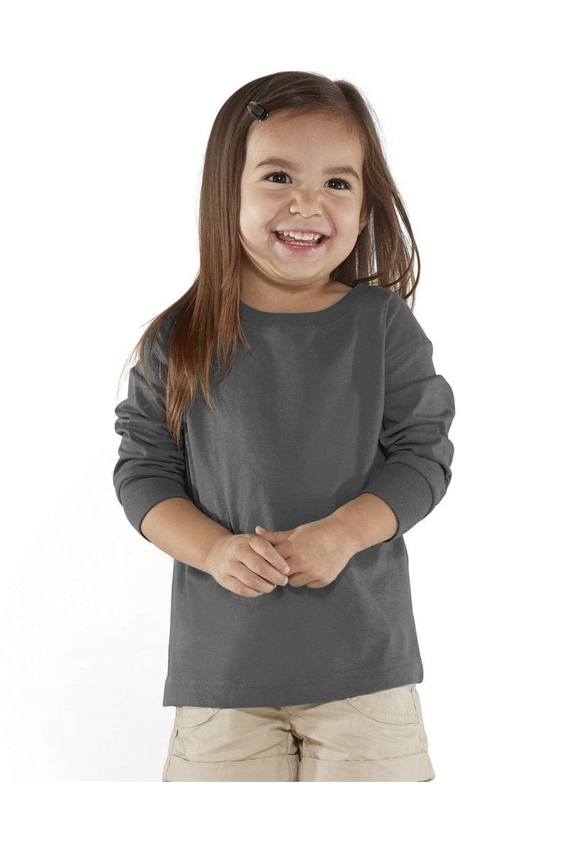 Rabbit Skins Infant/Toddler Rabbit Skins RS3302: Toddler Long-Sleeve Fine Jersey T-Shirt