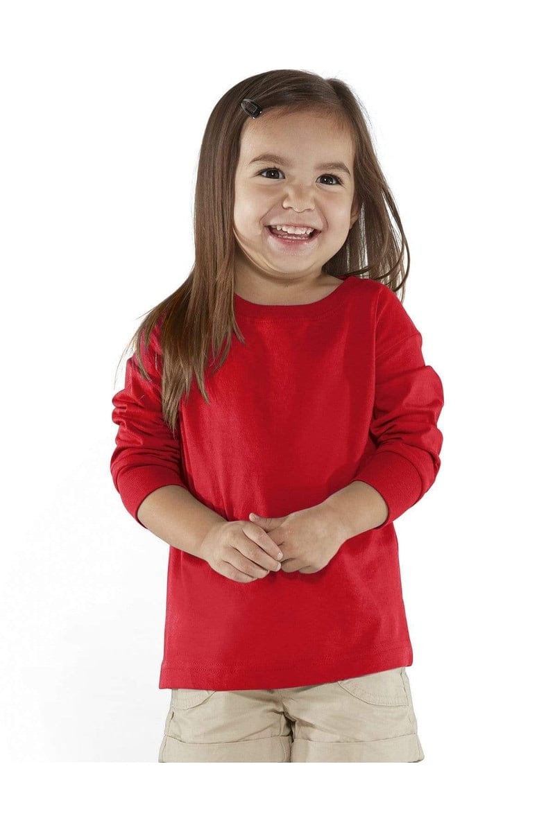 Rabbit Skins Infant/Toddler Rabbit Skins RS3302: Toddler Long-Sleeve Fine Jersey T-Shirt