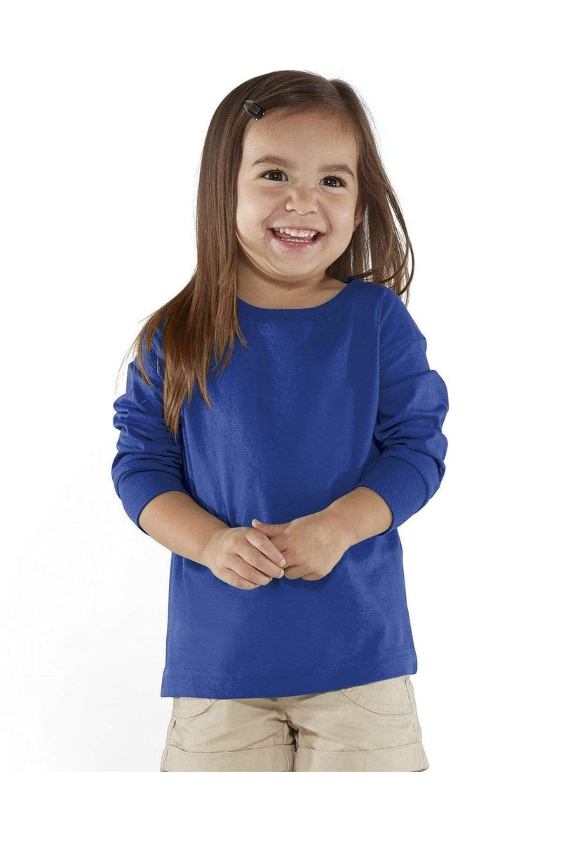 Rabbit Skins Infant/Toddler Rabbit Skins RS3302: Toddler Long-Sleeve Fine Jersey T-Shirt