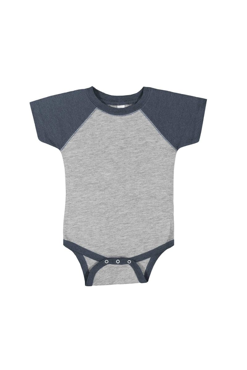 Rabbit Skins Infant/Toddler Rabbit Skins RS4430: Infant Baseball Fine Jersey Bodysuit