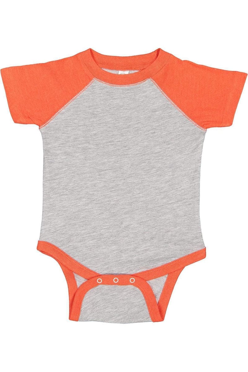 Rabbit Skins Infant/Toddler Rabbit Skins RS4430: Infant Baseball Fine Jersey Bodysuit