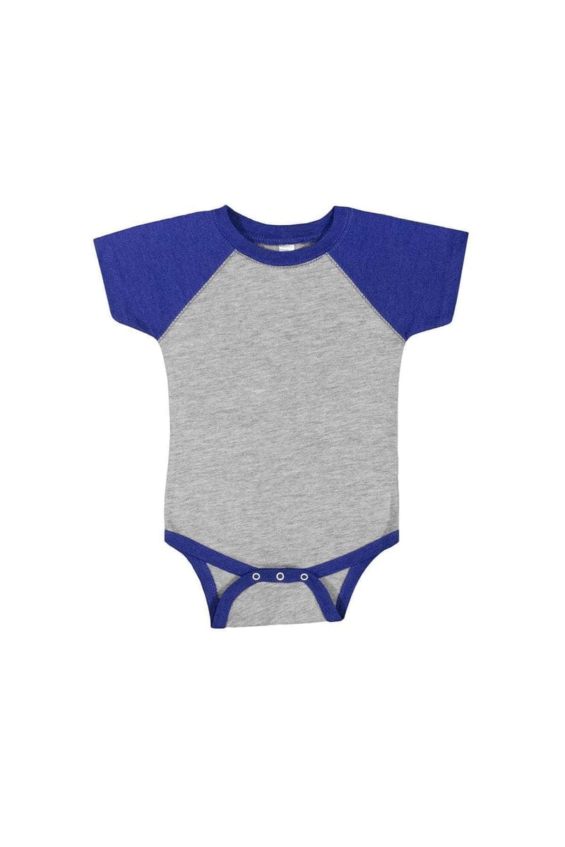 Rabbit Skins Infant/Toddler Rabbit Skins RS4430: Infant Baseball Fine Jersey Bodysuit