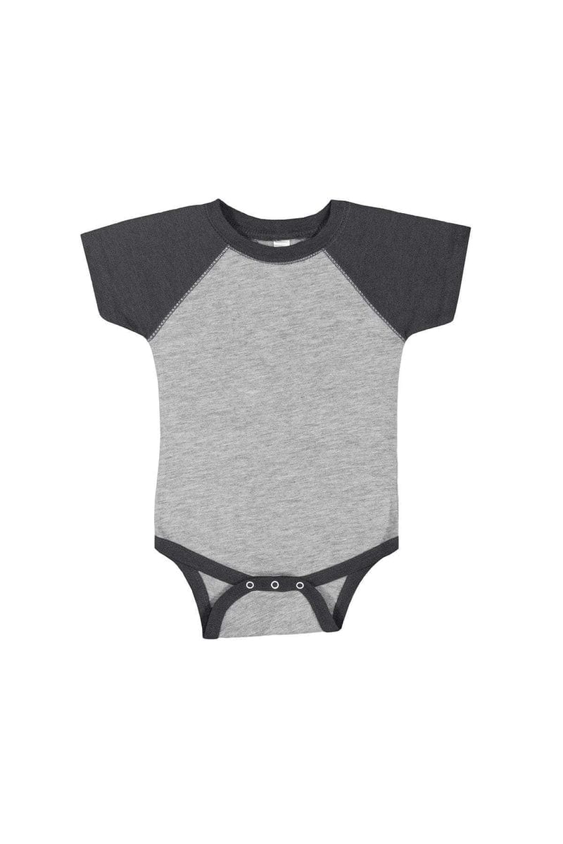 Rabbit Skins Infant/Toddler Rabbit Skins RS4430: Infant Baseball Fine Jersey Bodysuit