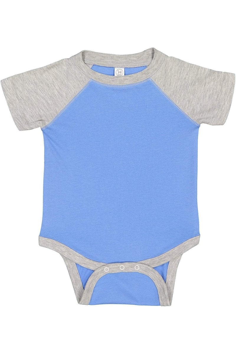 Rabbit Skins Infant/Toddler Rabbit Skins RS4430: Infant Baseball Fine Jersey Bodysuit