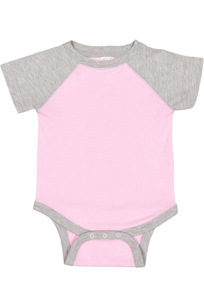Rabbit Skins Infant/Toddler Rabbit Skins RS4430: Infant Baseball Fine Jersey Bodysuit